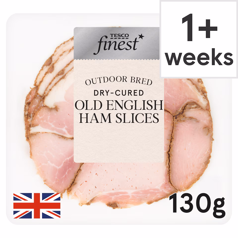 Tesco Finest Dry Cured 'Old English Ham' Slices 130g