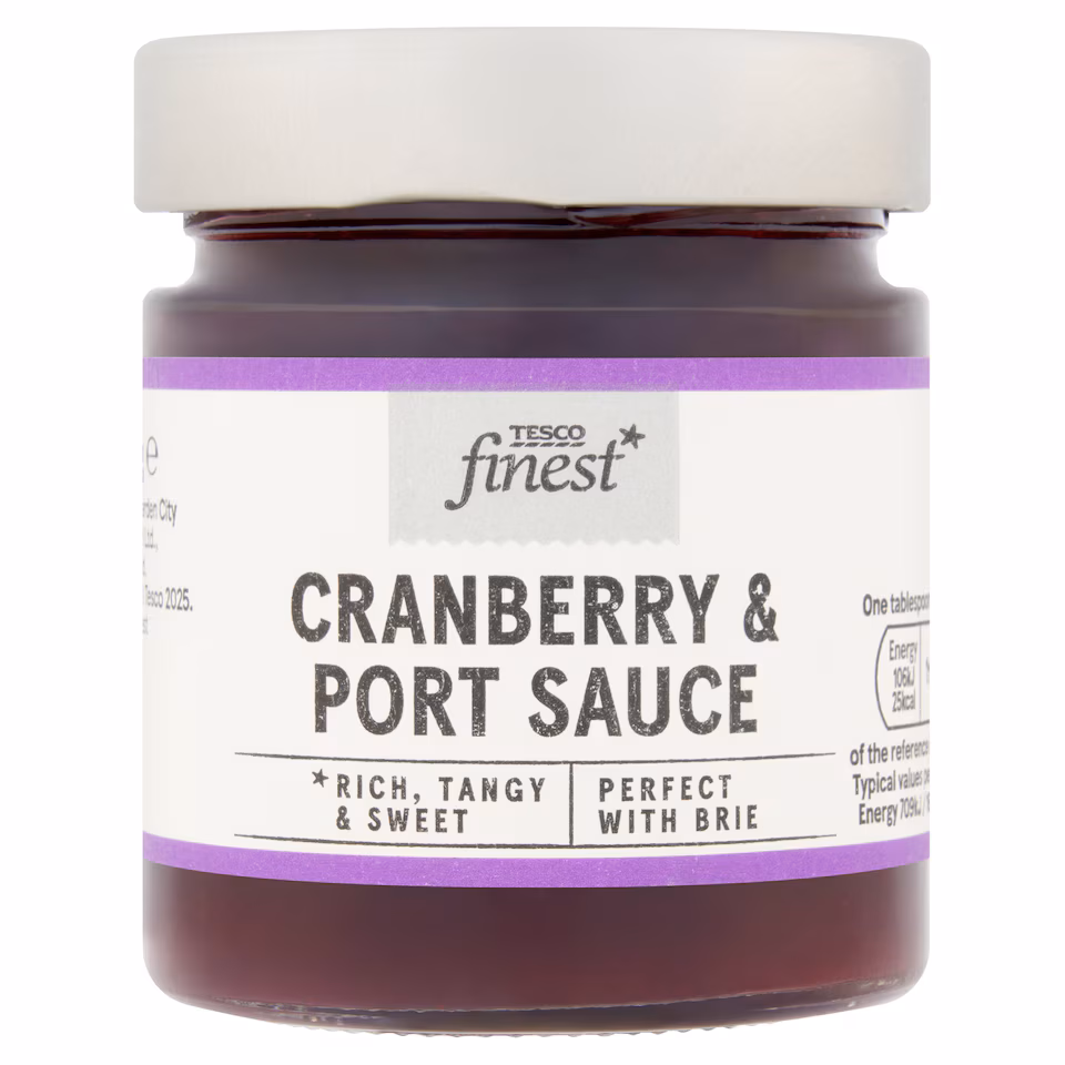 Tesco Finest Cranberry & Port Sauce 200g