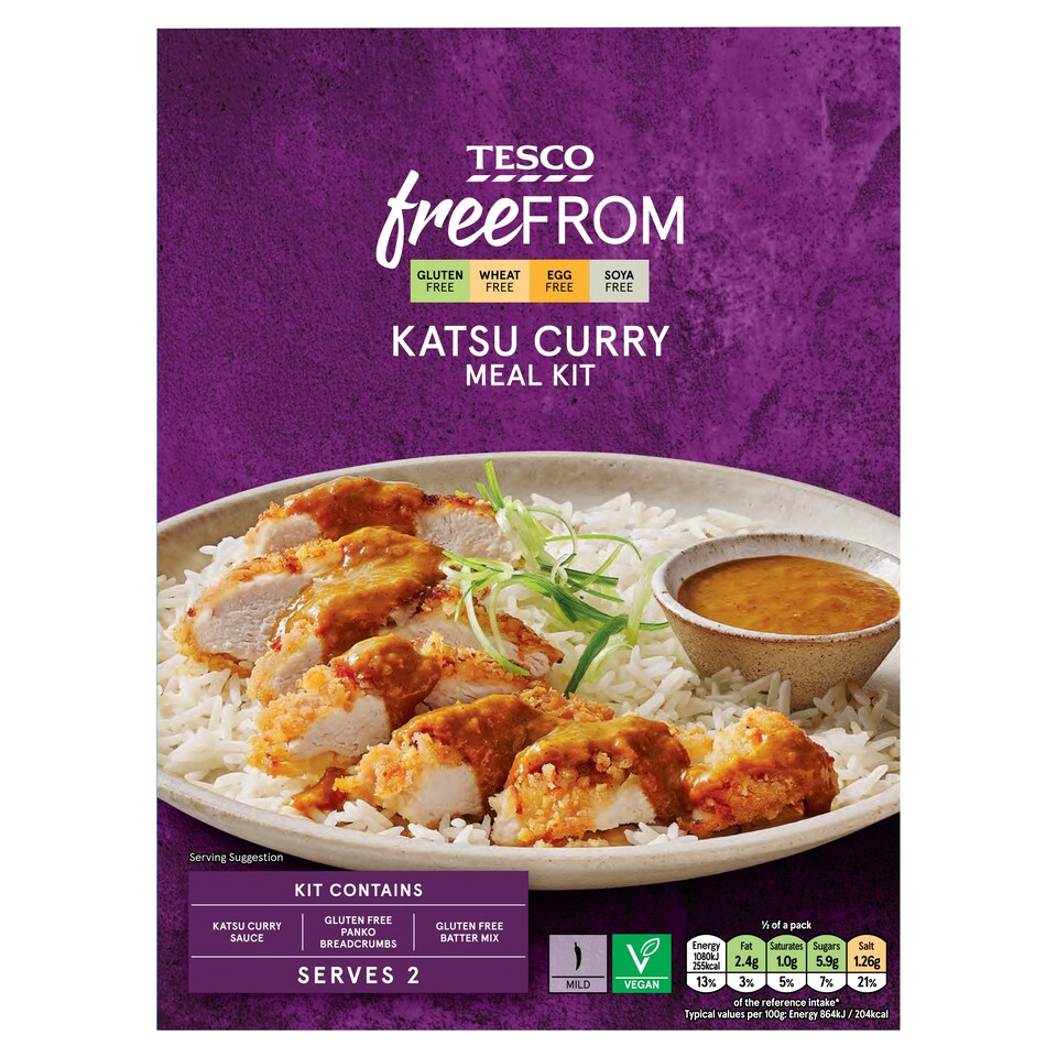 Tesco Free From Katsu Curry Meal Kit 250g