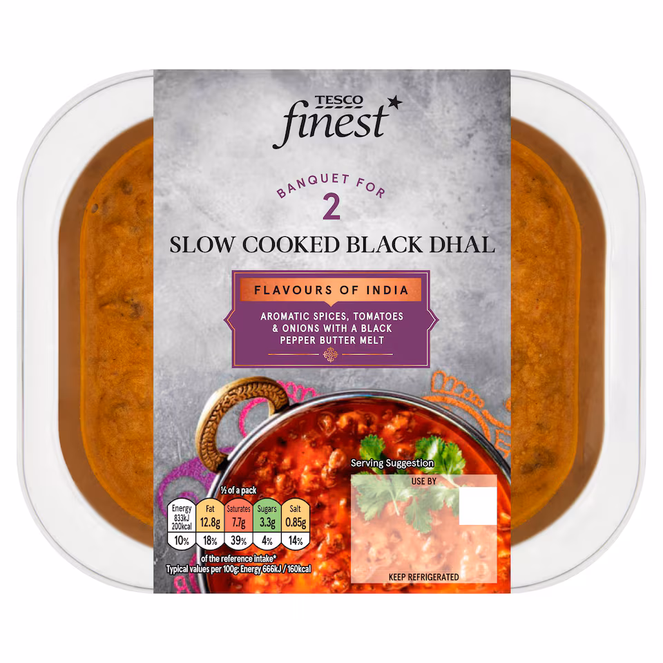 Tesco Finest Slow Cooked Black Dhal 250g
