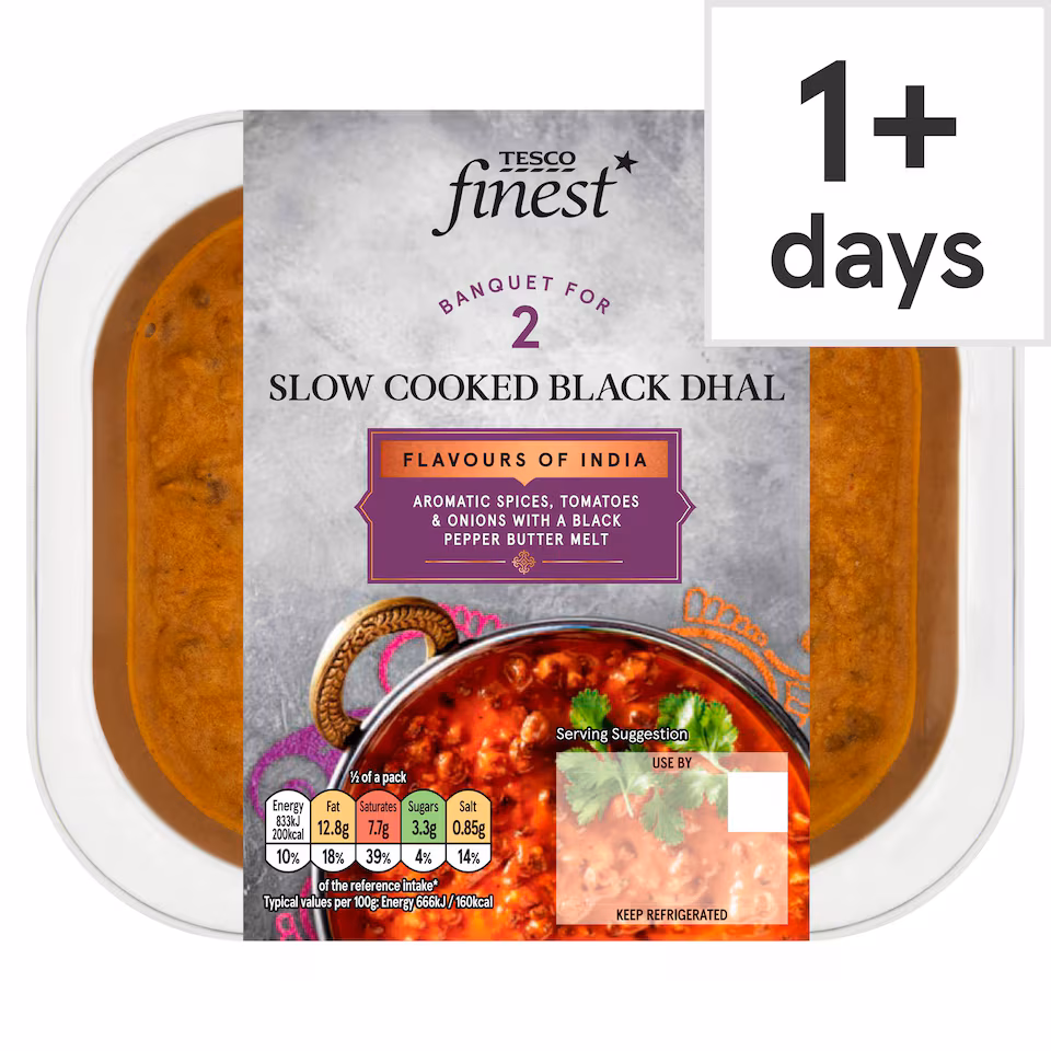 Tesco Finest Slow Cooked Black Dhal 250g