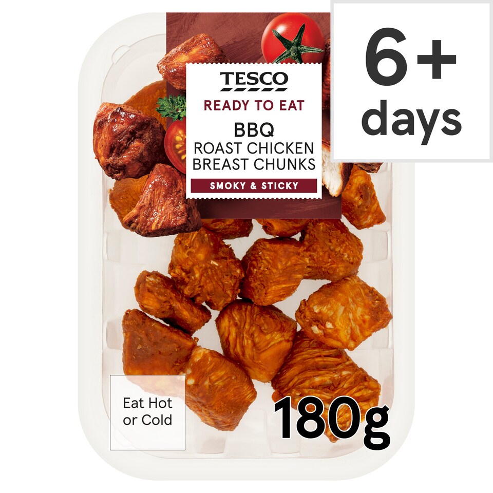 Tesco BBQ Roast Chicken Breast Chunks 180g