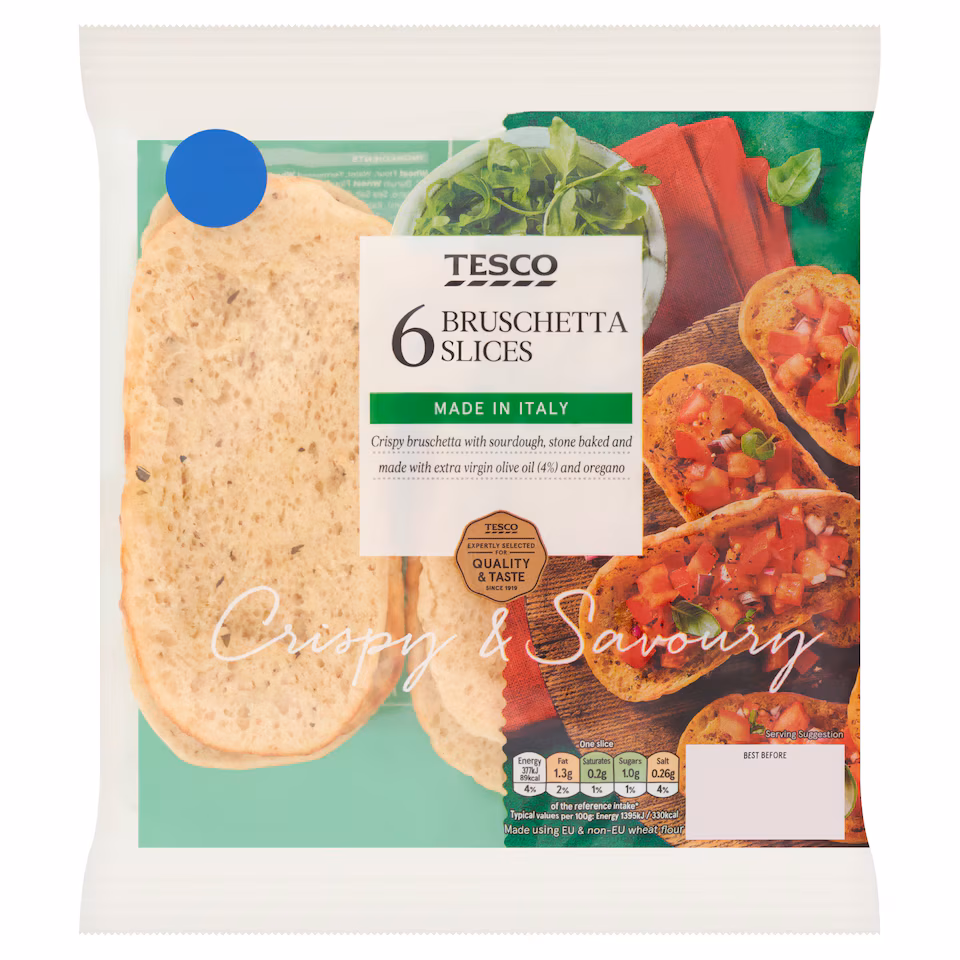 Tesco 6 Bruschetta Slices 180g