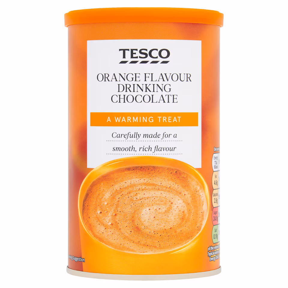 Tesco Orange Flavour Drinking Chocolate 300g