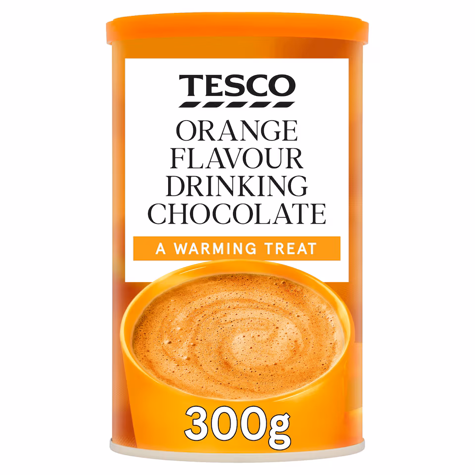 Tesco Orange Flavour Drinking Chocolate 300g