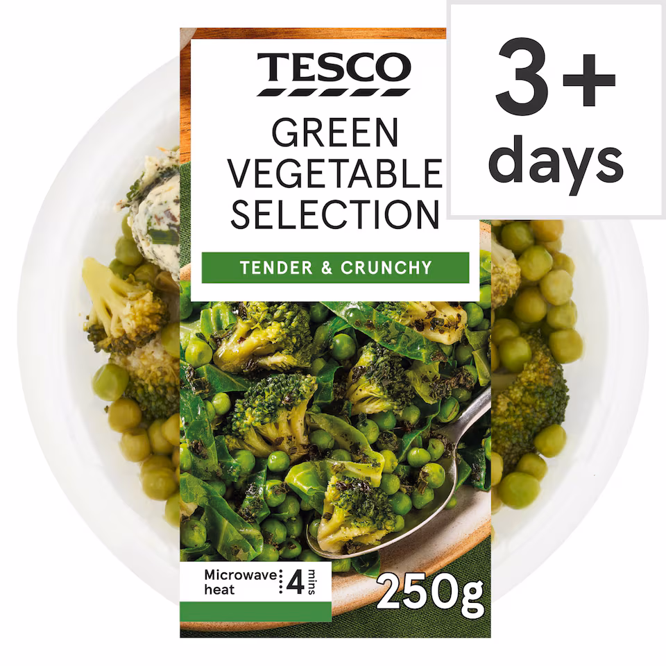Tesco Green Vegetable Selection 250g