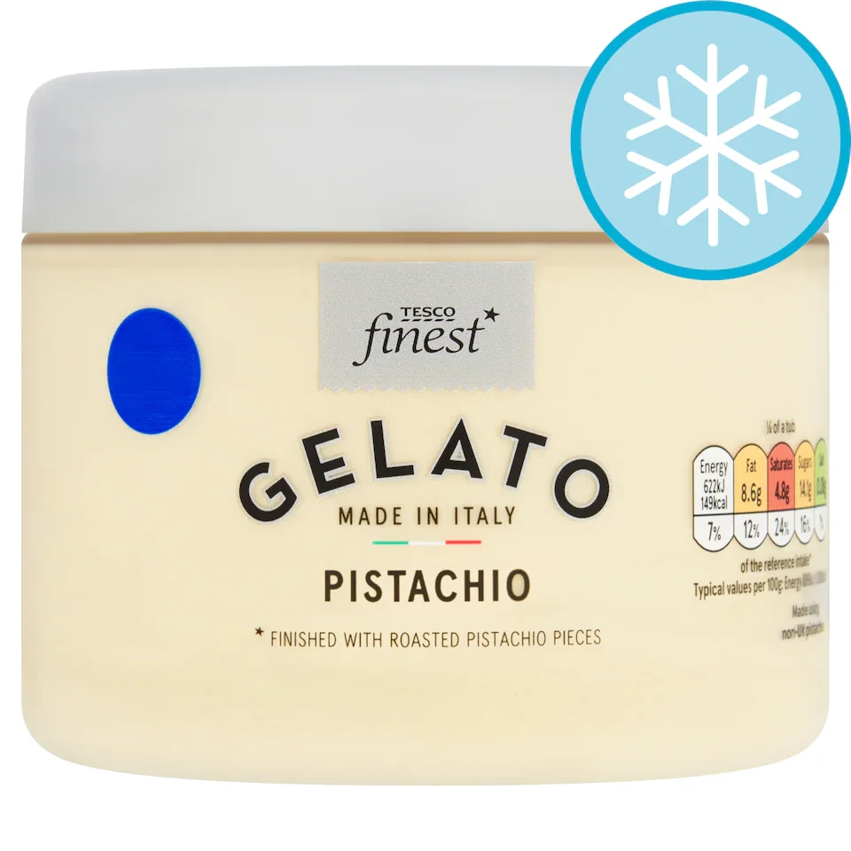 Tesco Finest Pistachio Gelato 480ml