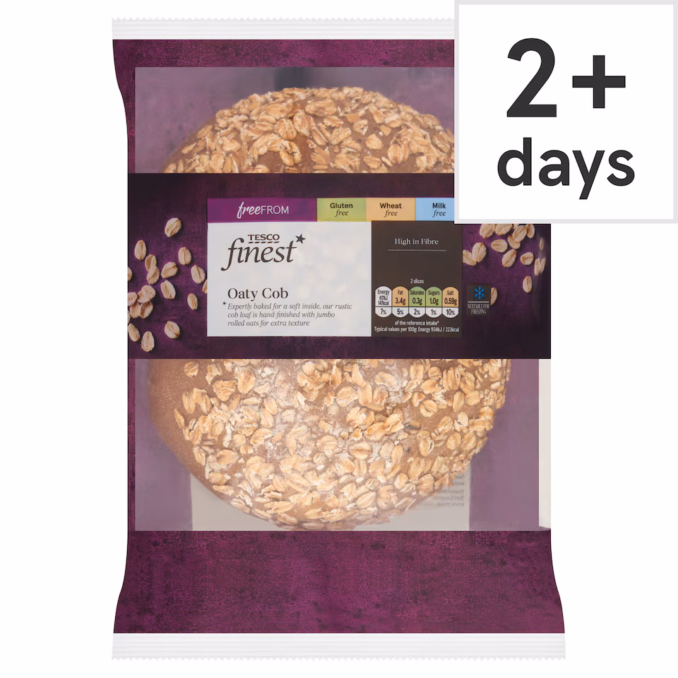 Tesco Finest Free From Oaty Cob 400g