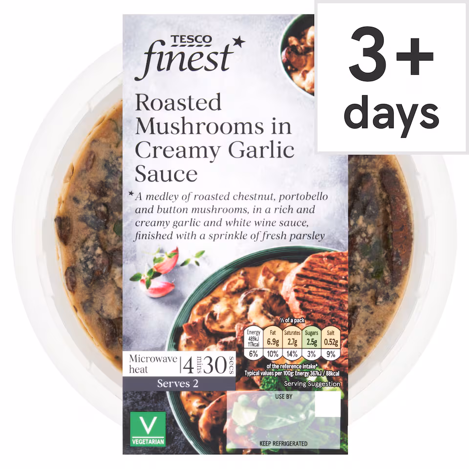 Tesco Finest Garlic Mushroom Medley 300g