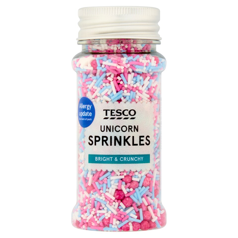 Tesco unicorn sprinkles 70g