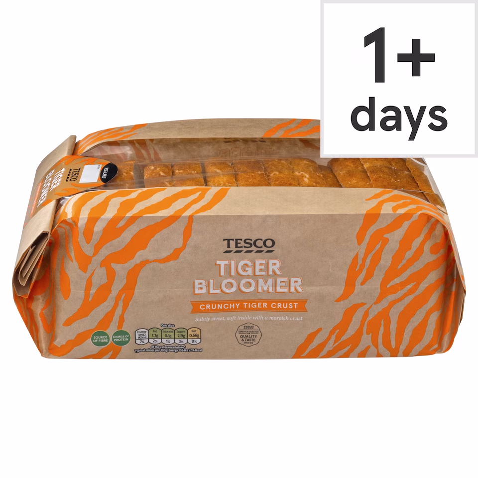 Tesco Tiger Bloomer Bread 800g
