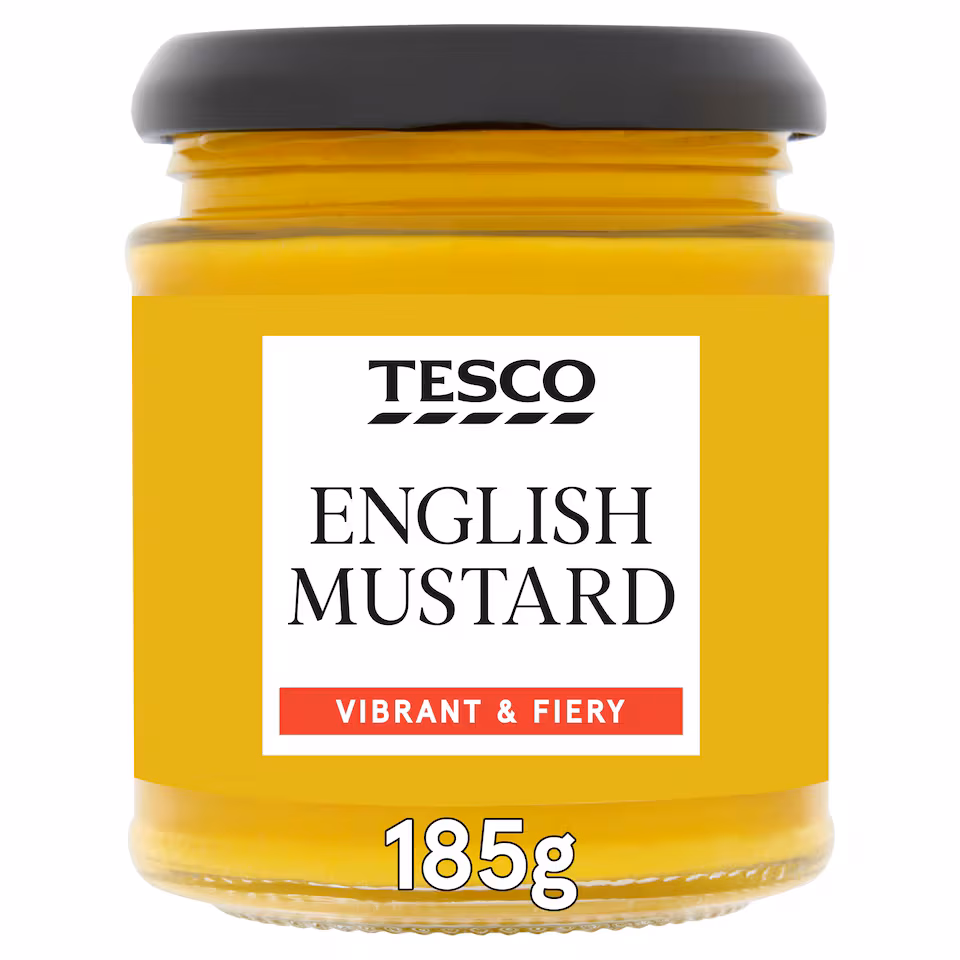 Tesco English Mustard 185g