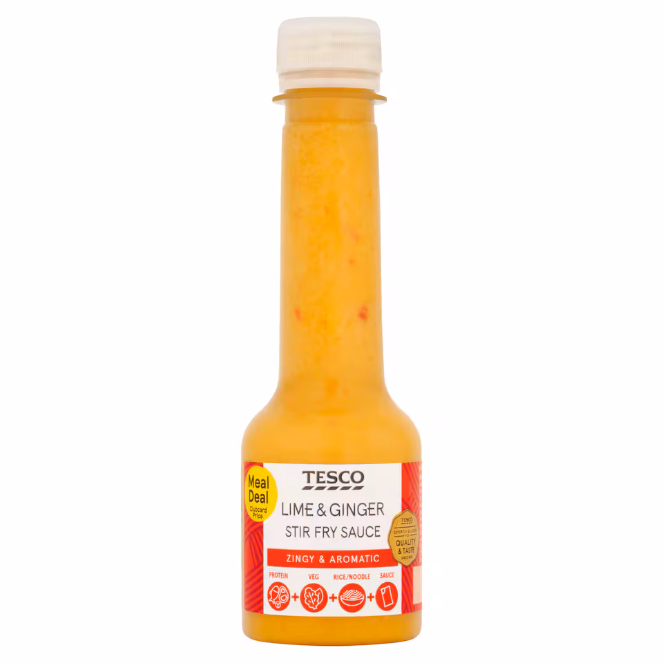 Tesco Lime & Ginger Stir Fry Sauce 165g