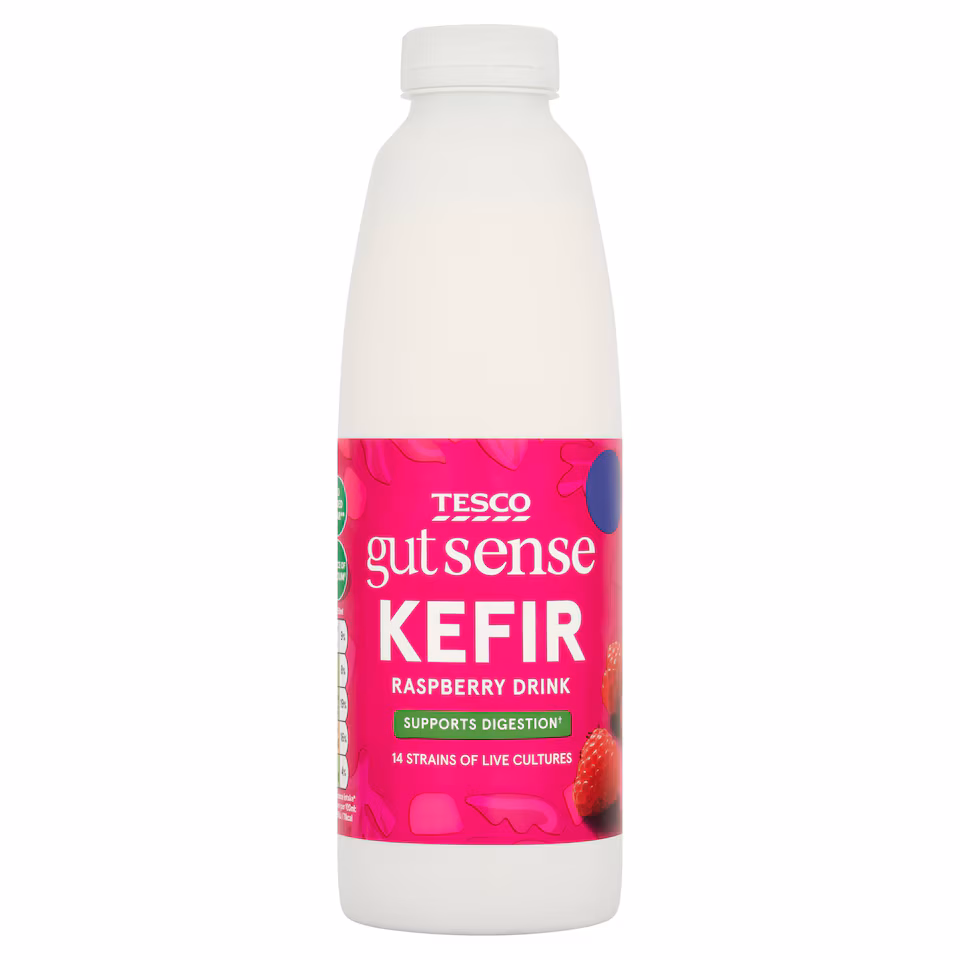 Tesco Gut Sense Kefir Drink Raspberry 750ml