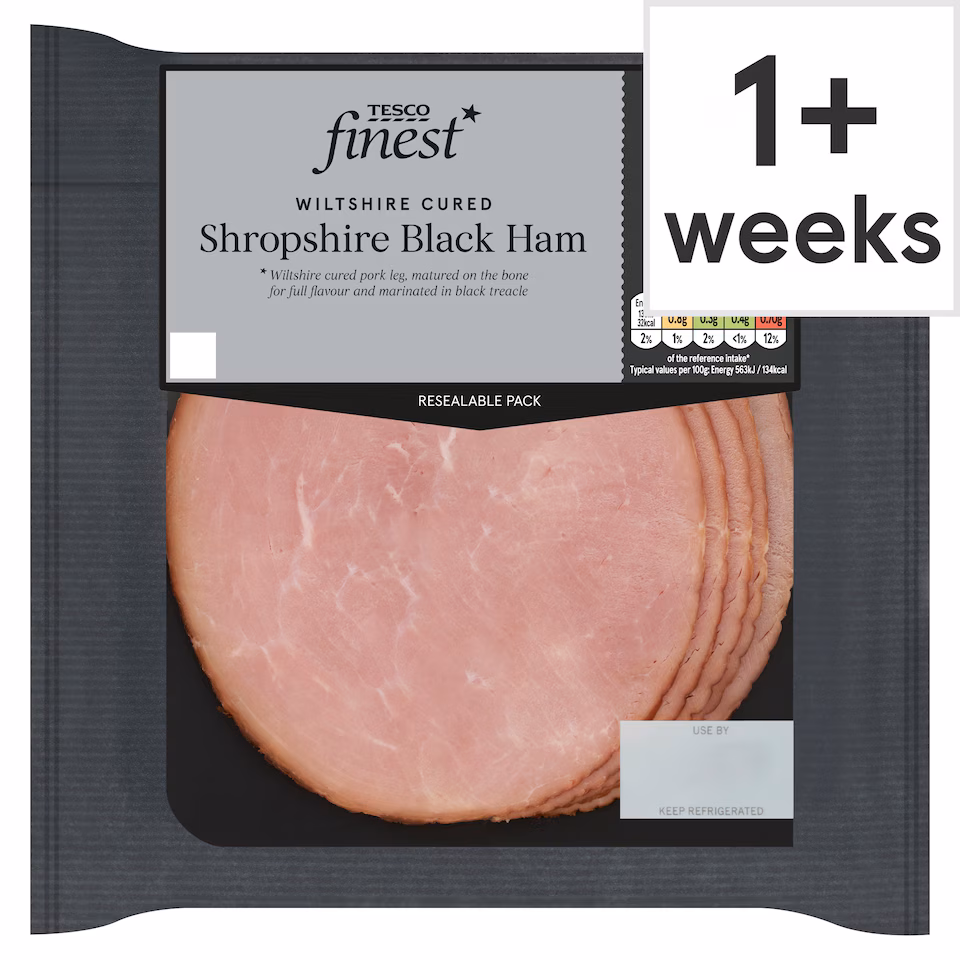 Tesco Finest Shropshire Black Ham 120g