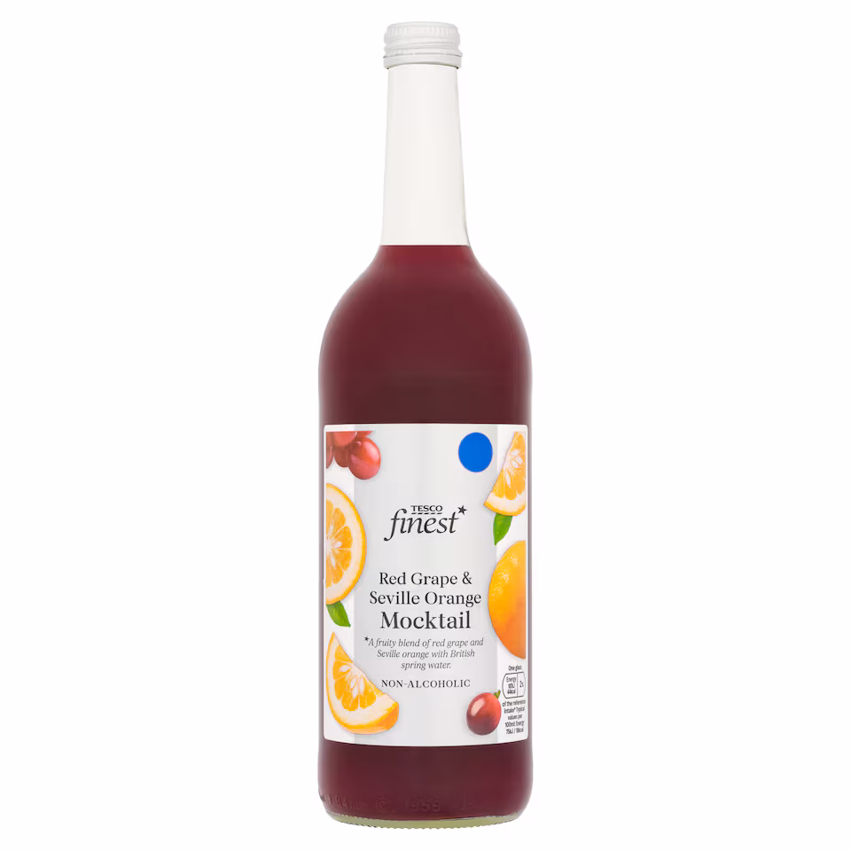 Tesco Finest Alcohol Free Red Grape & Orange Mocktail 750ml