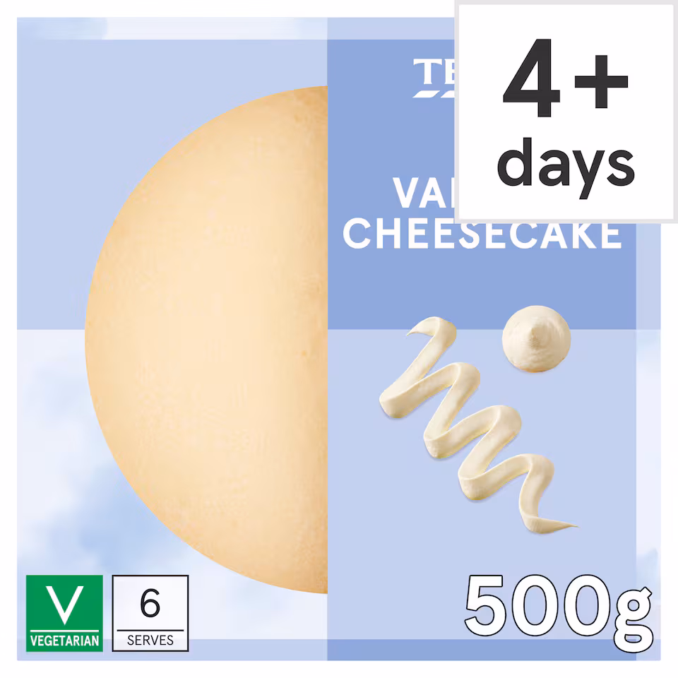 Tesco Vanilla Cheesecake 500g