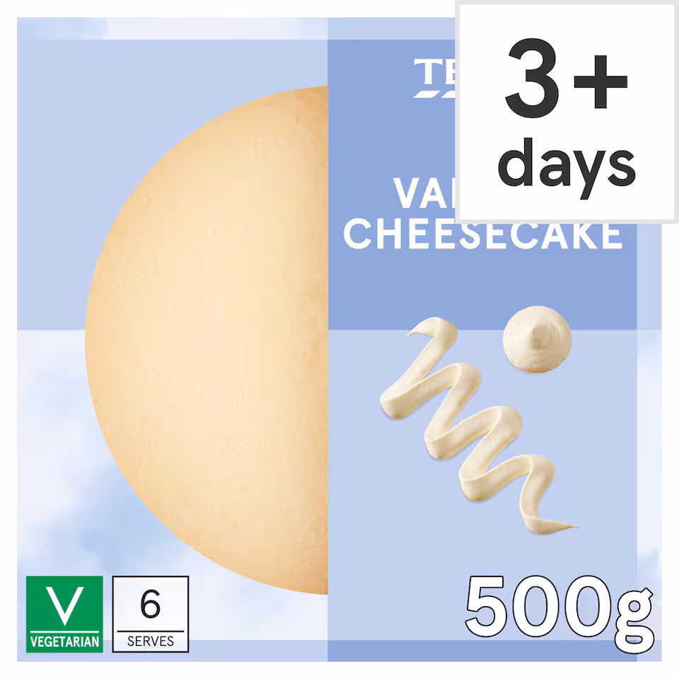 Tesco Vanilla Cheesecake 500g