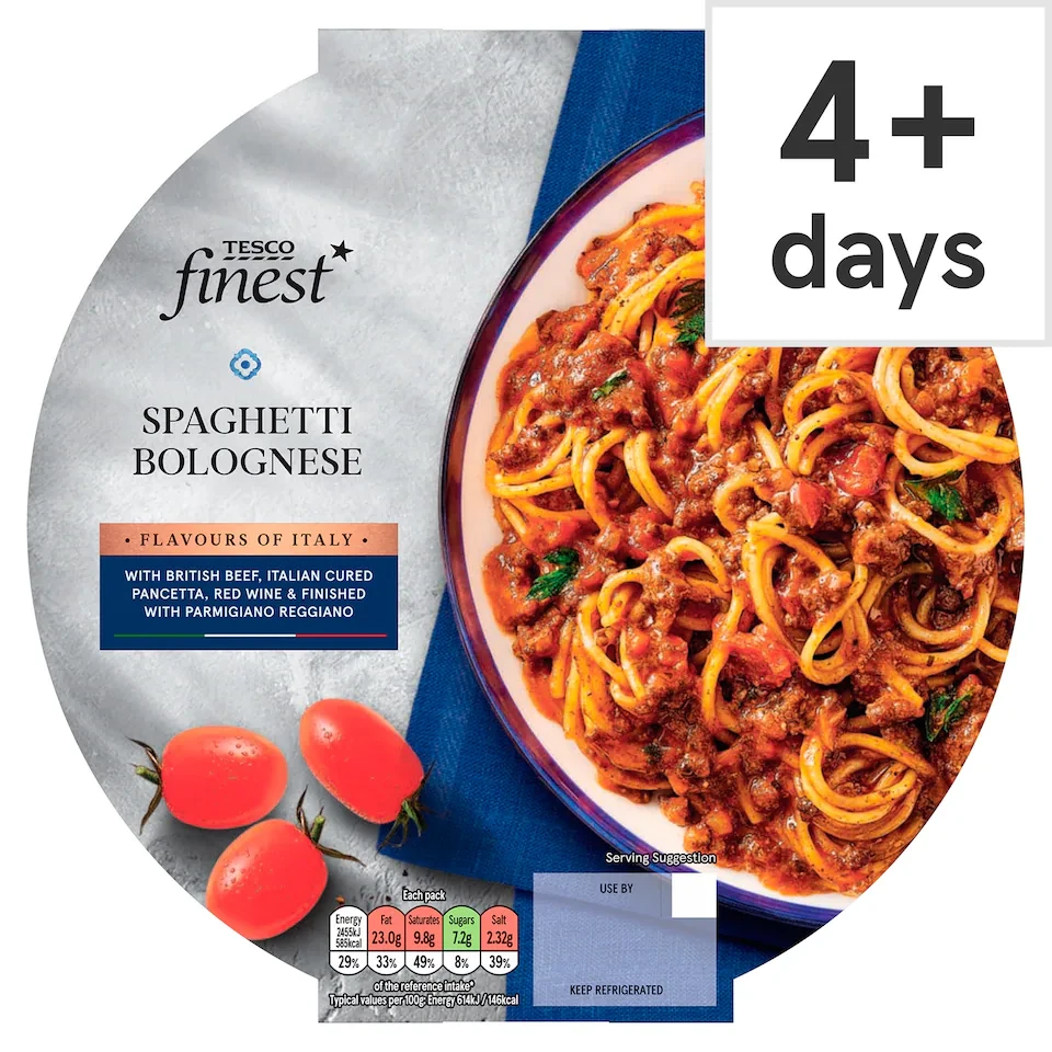 Tesco Finest Spaghetti Bolognese 400g