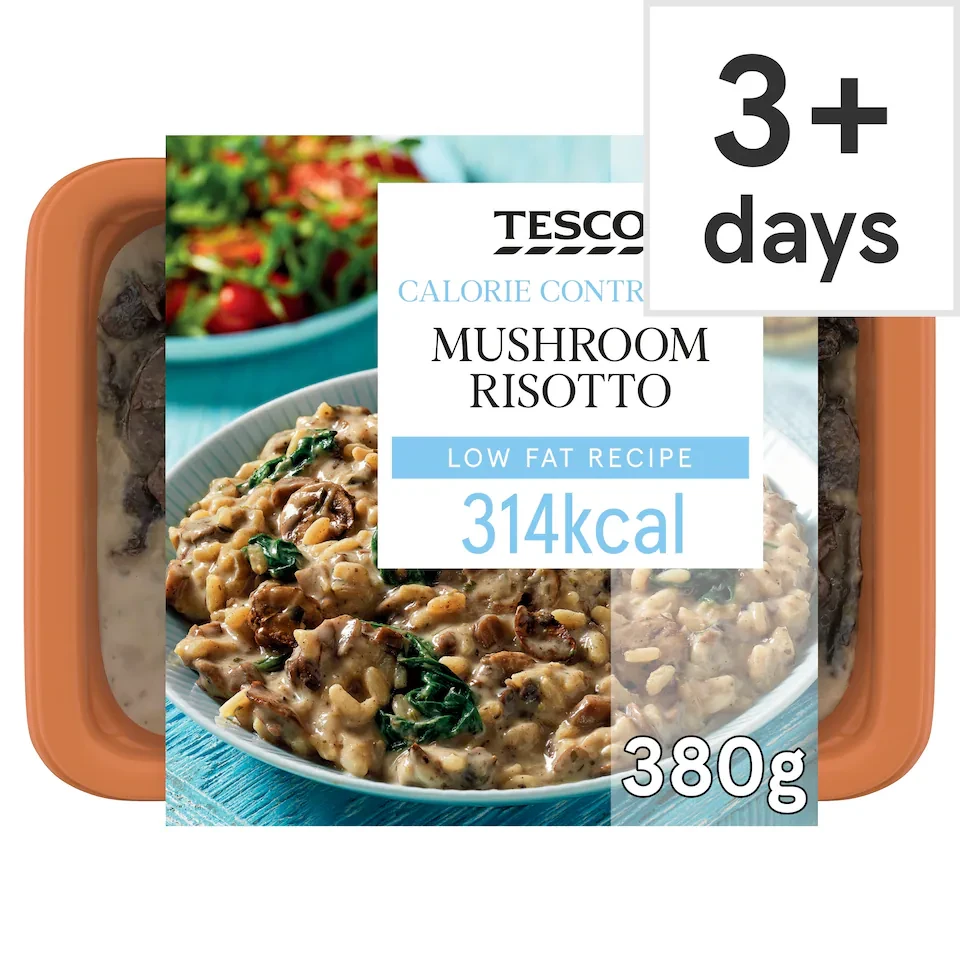 Tesco Calorie Controlled Mushroom Risotto 380g