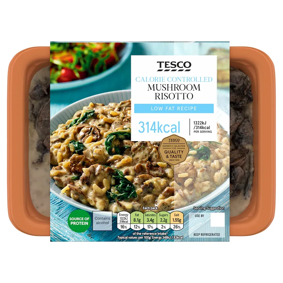 Tesco Calorie Controlled Mushroom Risotto 380g