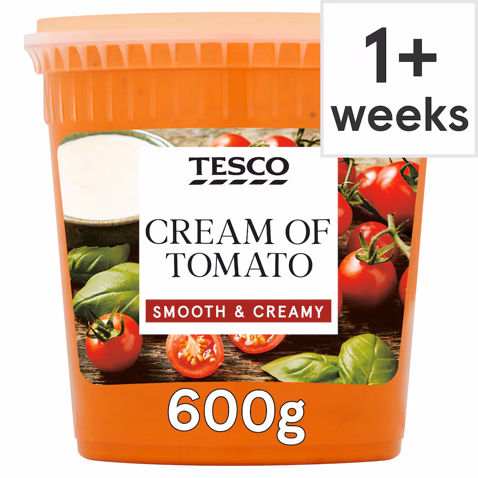 Tesco Cream Of Tomato Soup 600g
