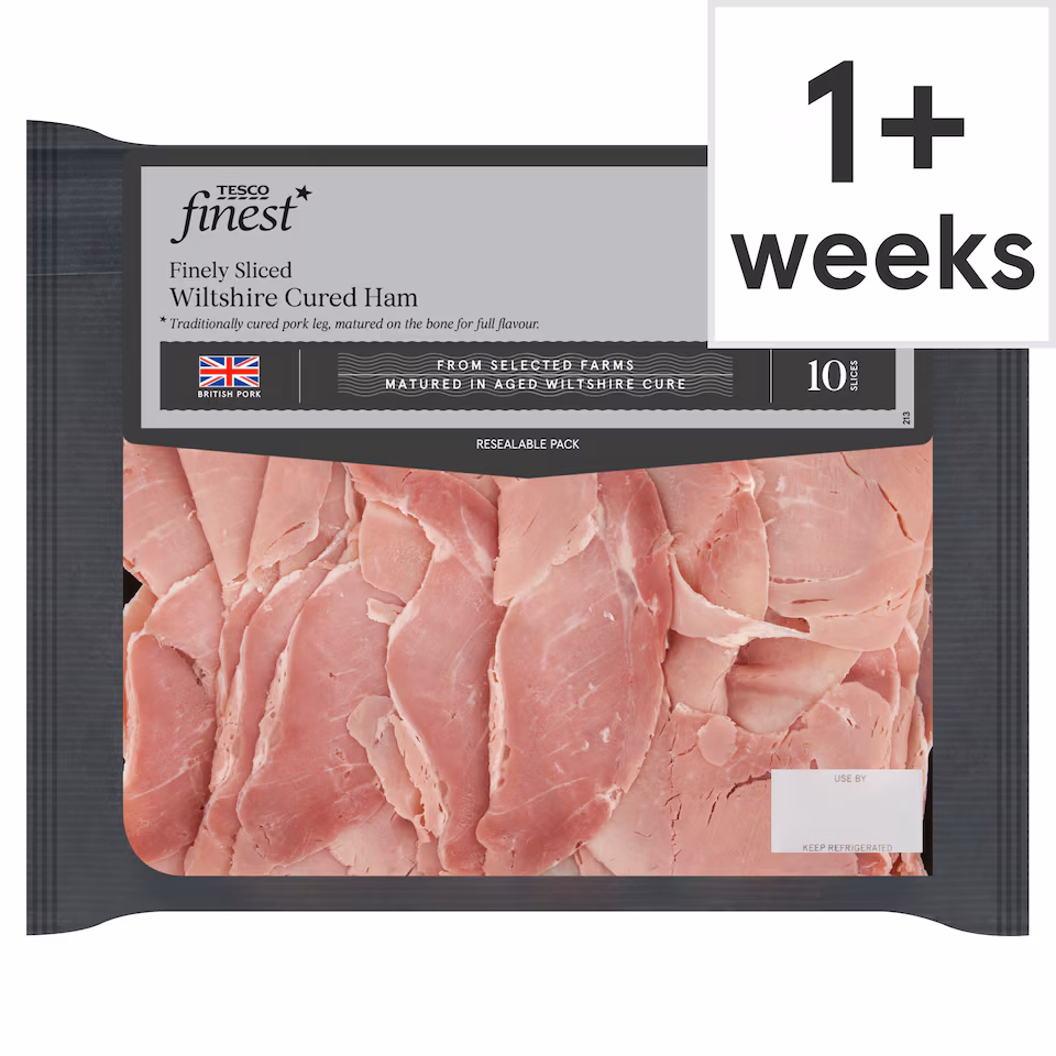 Tesco Finest Wiltshire Finely Sliced Ham 200g