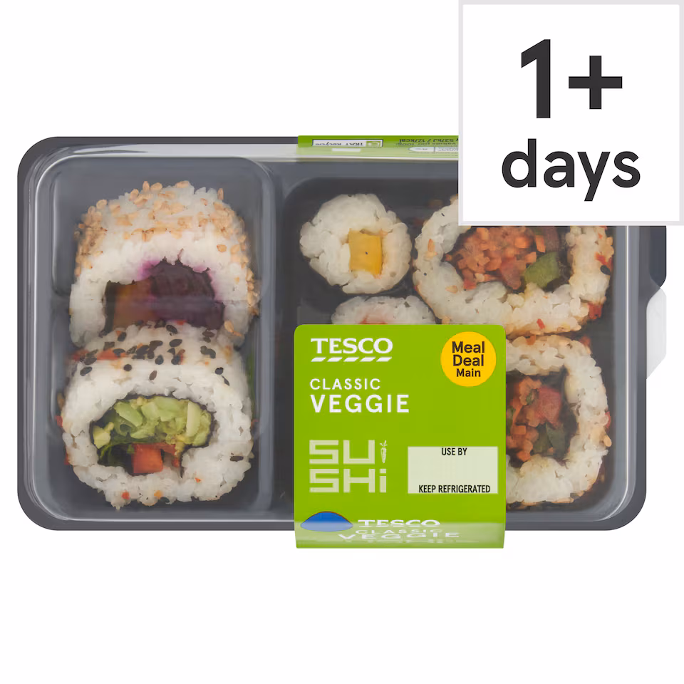 Tesco Classic Veggie Sushi 126g