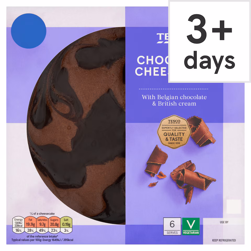 Tesco Chocolate Cheesecake 500g