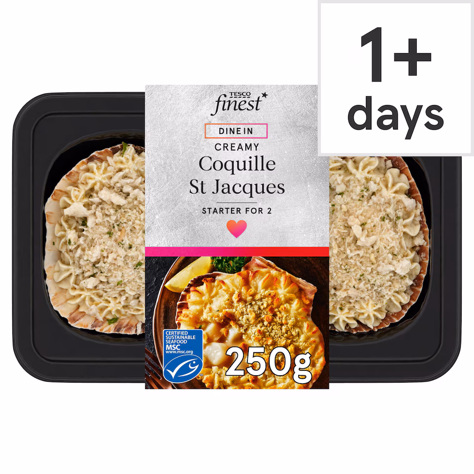 Tesco Finest Coquille St Jacque With Panko Crumb 250G