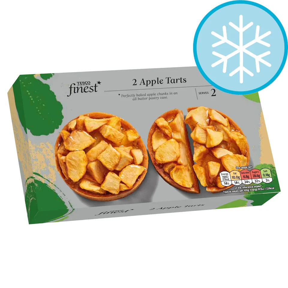 Tesco Finest 2 Apple Tarts 240g
