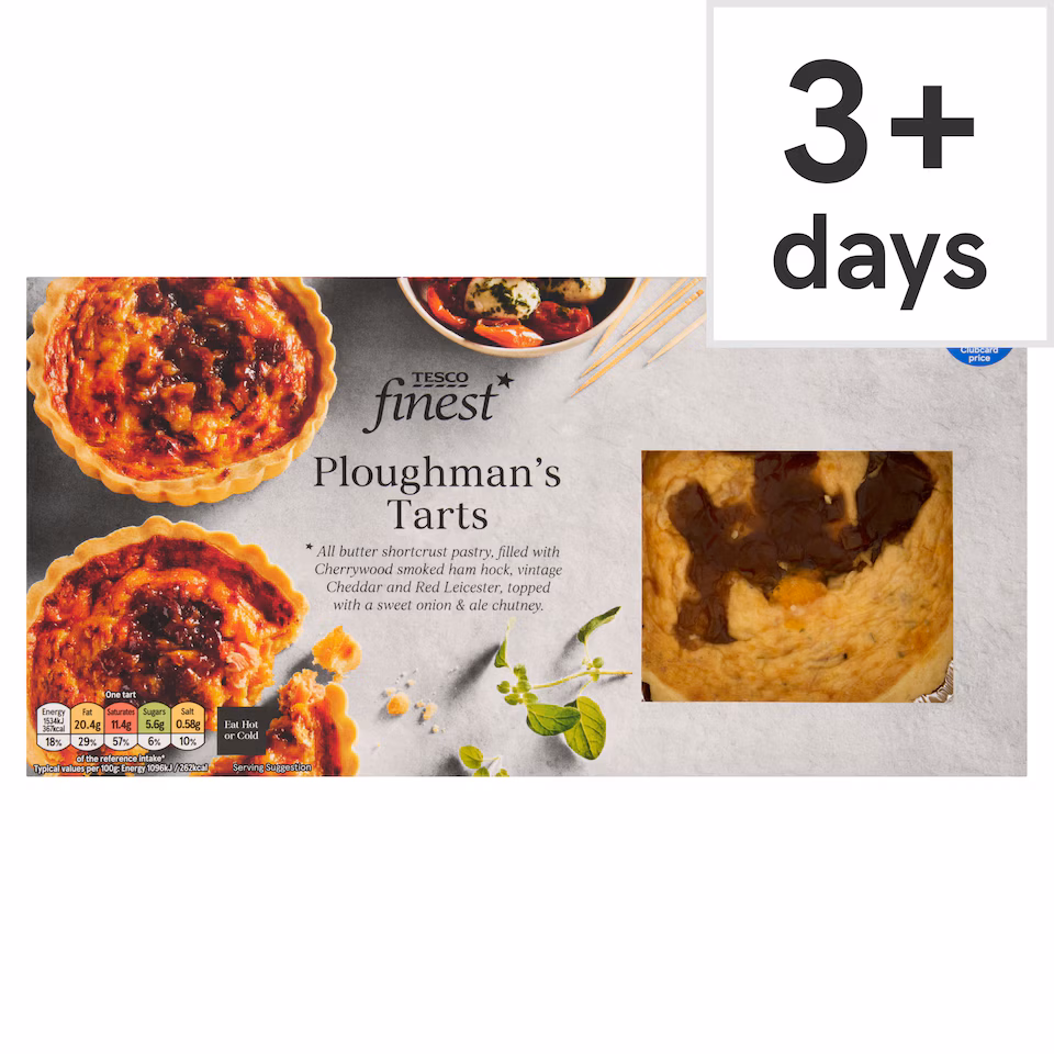 Tesco Finest Ploughman's Tarts 280g