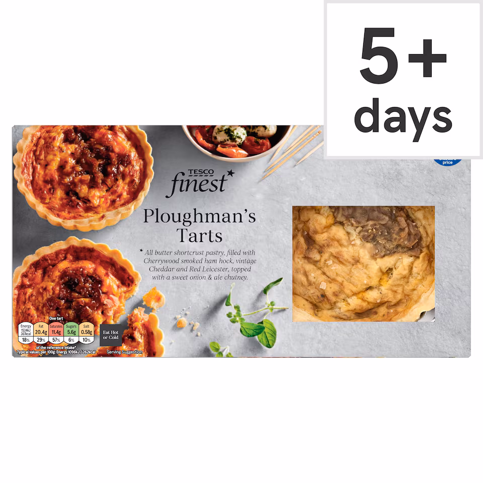 Tesco Finest Ploughman's Tarts 280g
