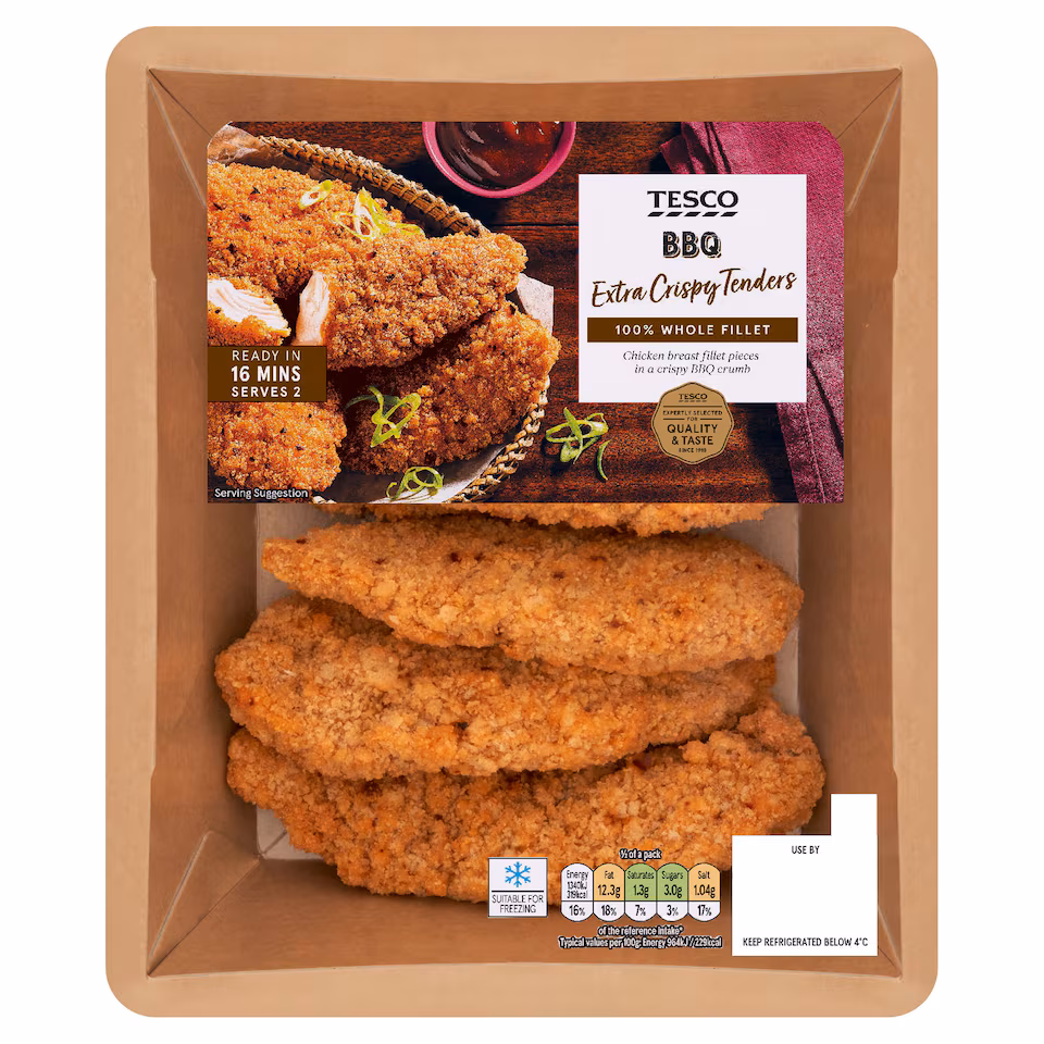 Tesco BBQ Extra Crispy Tenders 305g