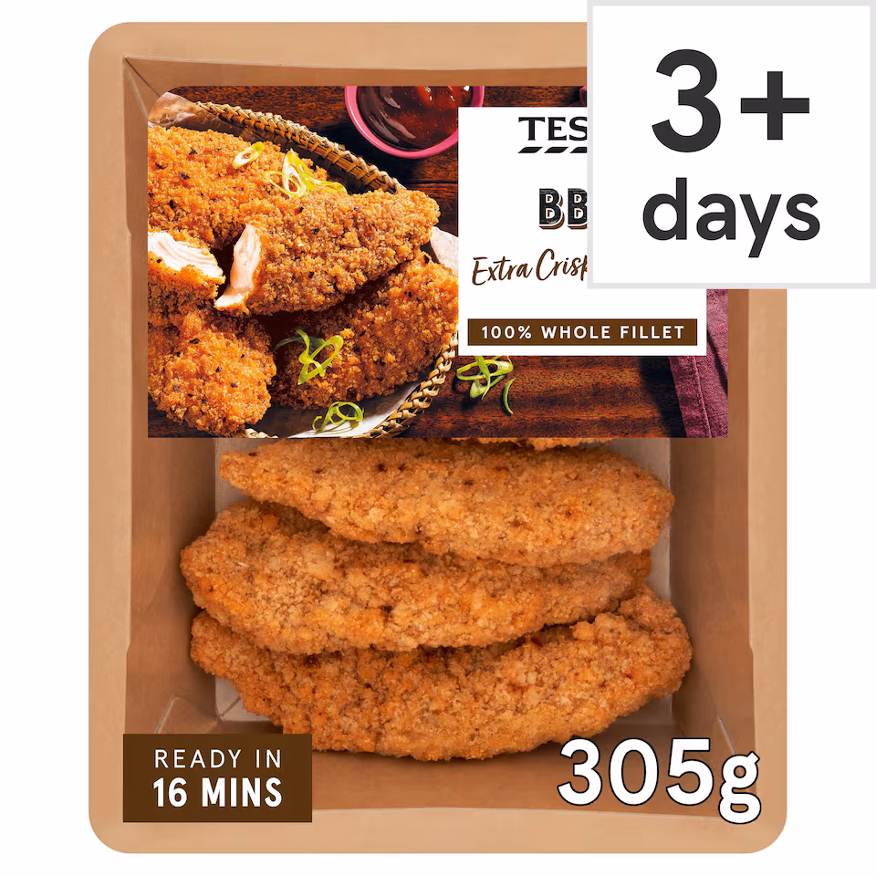 Tesco BBQ Extra Crispy Tenders 305g
