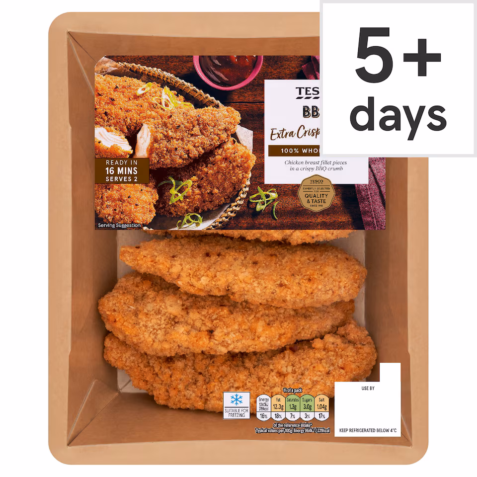Tesco BBQ Extra Crispy Tenders 305g