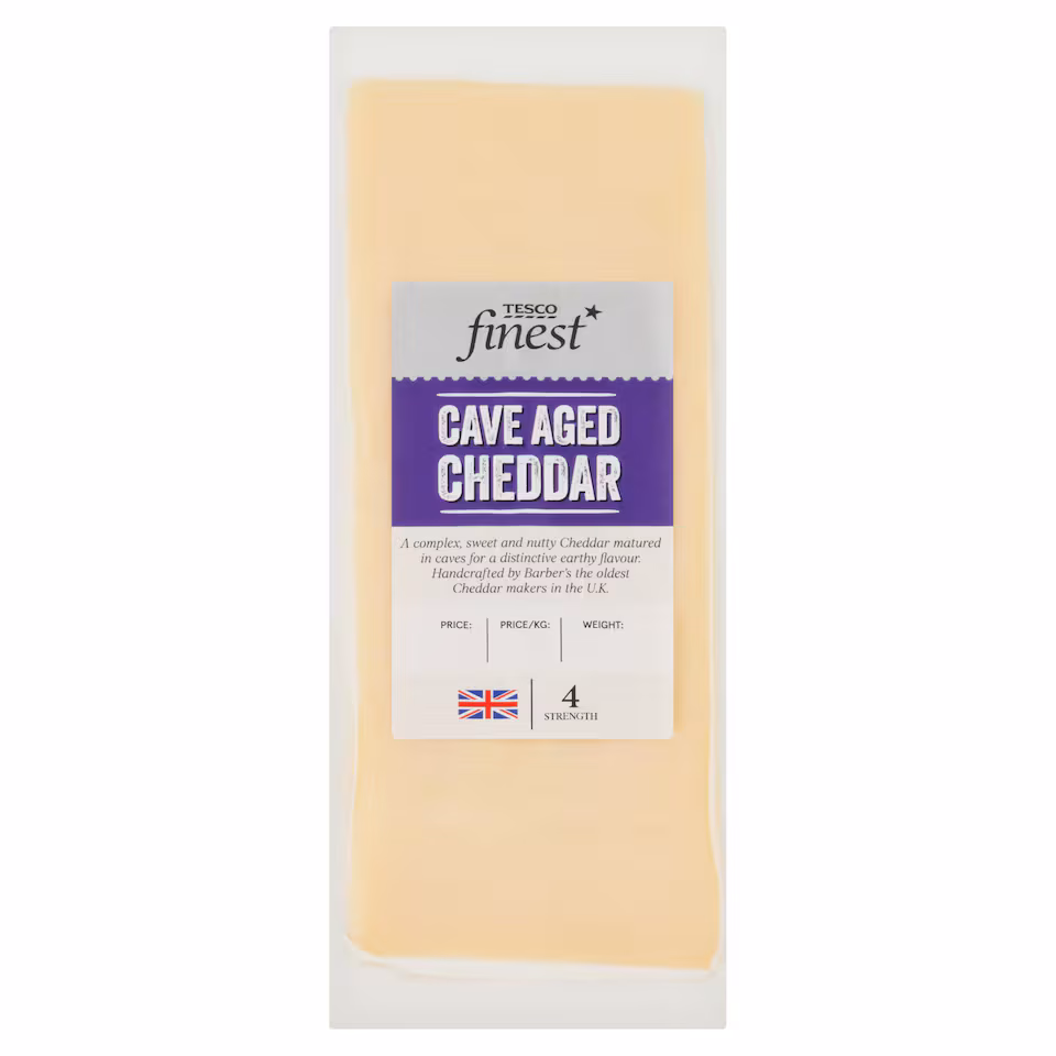Tesco Finest Cave Aged Cheddar 200G