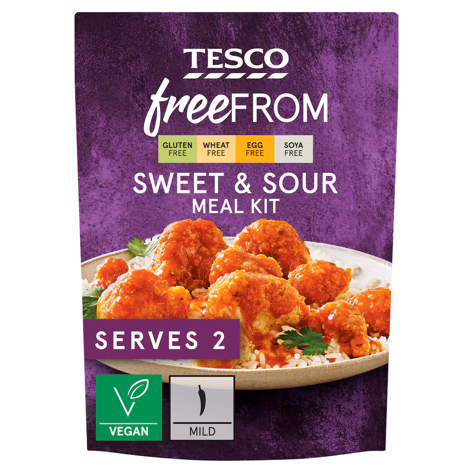 Tesco Free From Sweet & Sour Meal Kit 250g