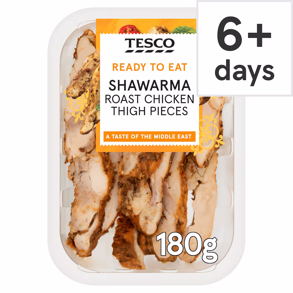 Tesco Shawarma Style Chicken Thigh Strips 180g
