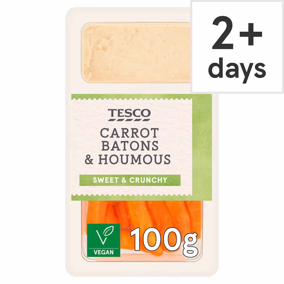 Tesco Carrot & Houmous 100g