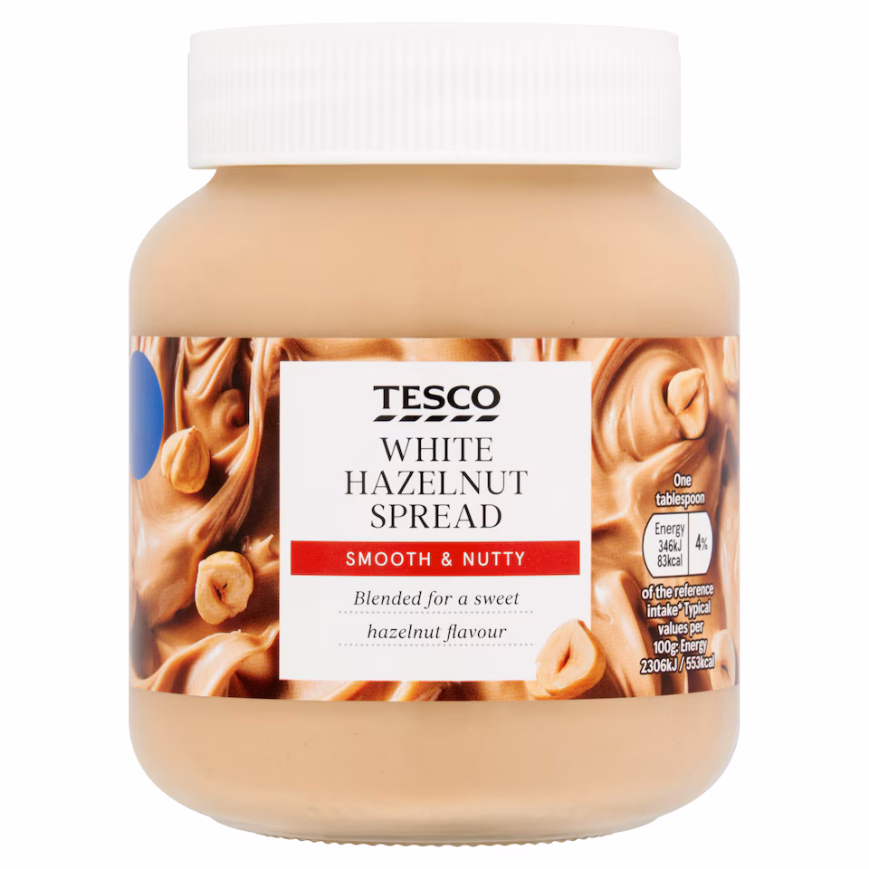 Tesco White Hazelnut Spread 400g