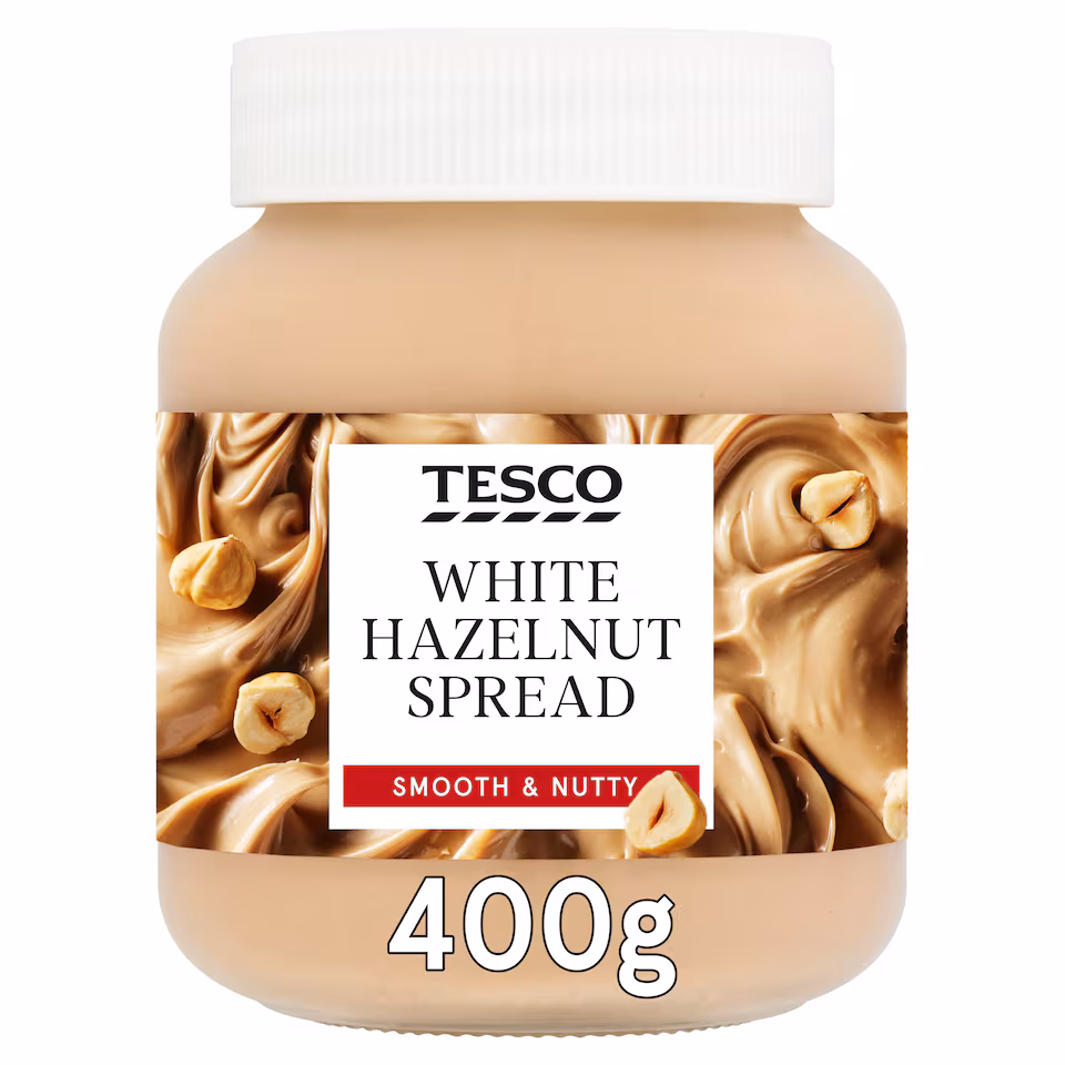 Tesco White Hazelnut Spread 400g