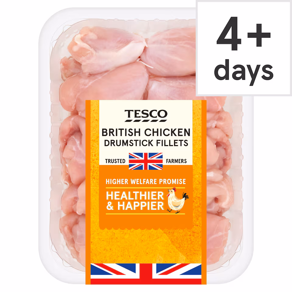 Tesco British Chicken Drumstick Fillets 600g