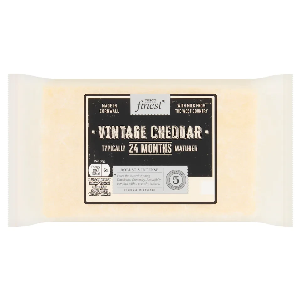 Tesco Finest Vintage Cheddar Cheese 500g