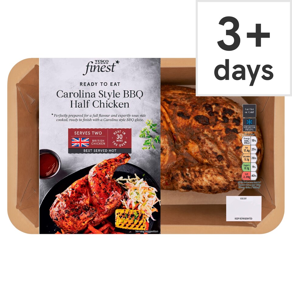 Tesco Finest Roast Half Chicken with Carolina BBQ Sauce 650g