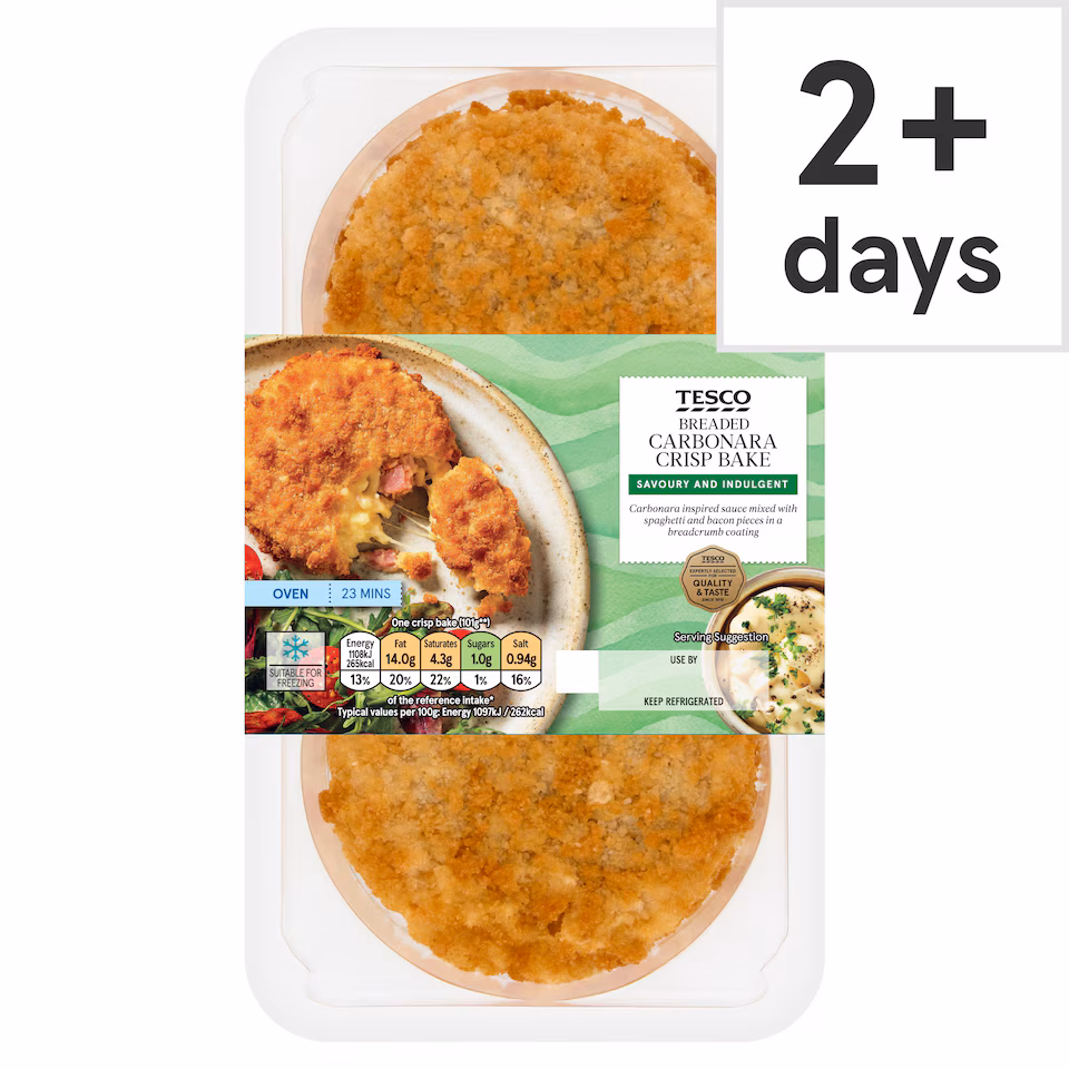Tesco Carbonara Crisp Bake 227g