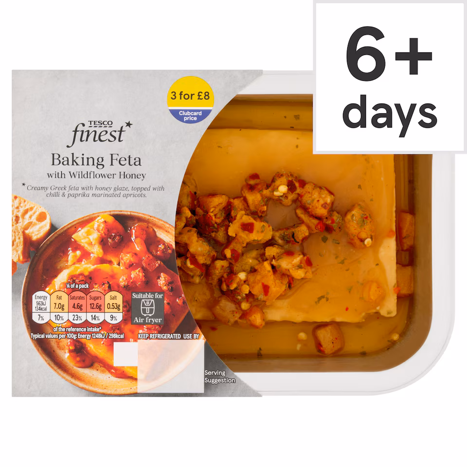 Tesco Finest Baking Feta with Wildflower Honey 179g