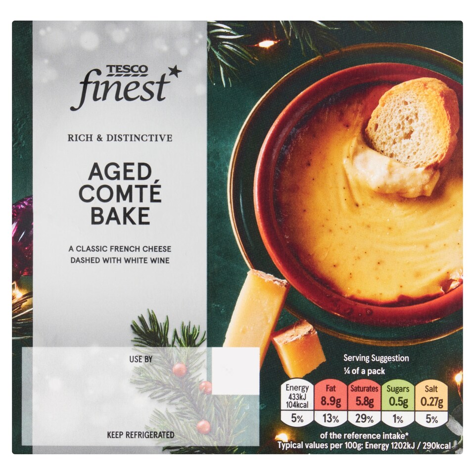 Tesco Finest Bake with Aged Comte 150g
