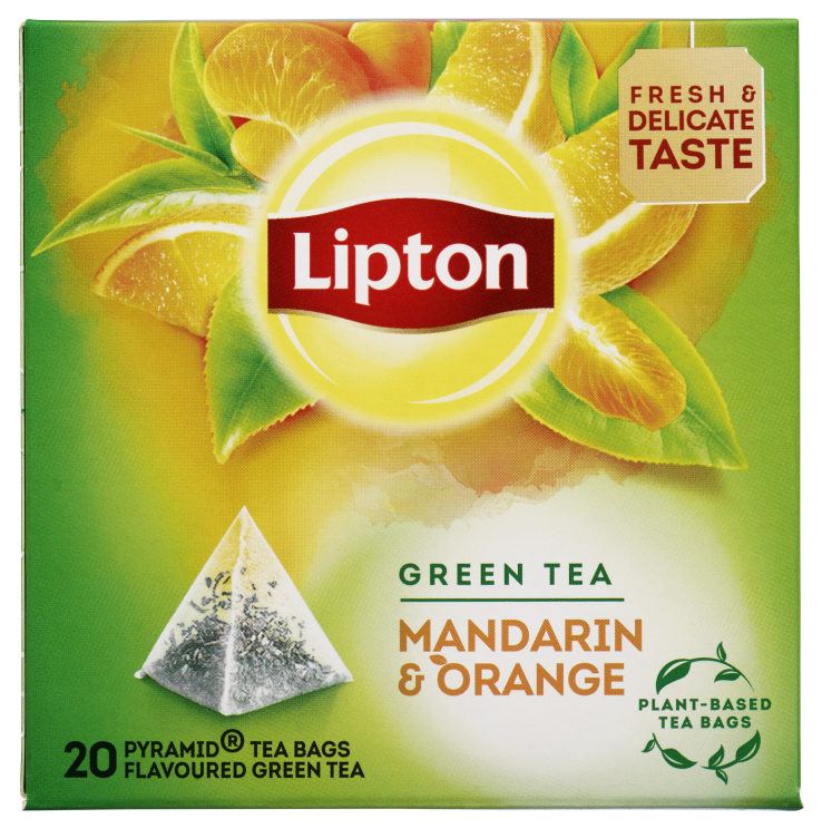 Grønn Te Mandarin&Appelsin 20pos Lipton