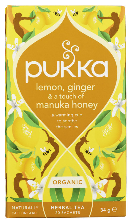 Lemon Tea Ginger 20pos Pukka